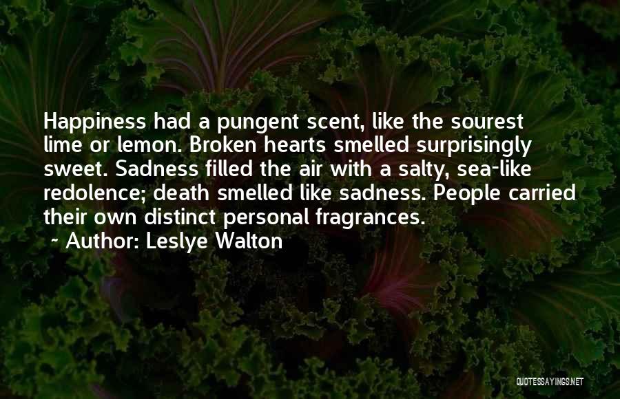 Filled With Sadness Quotes By Leslye Walton