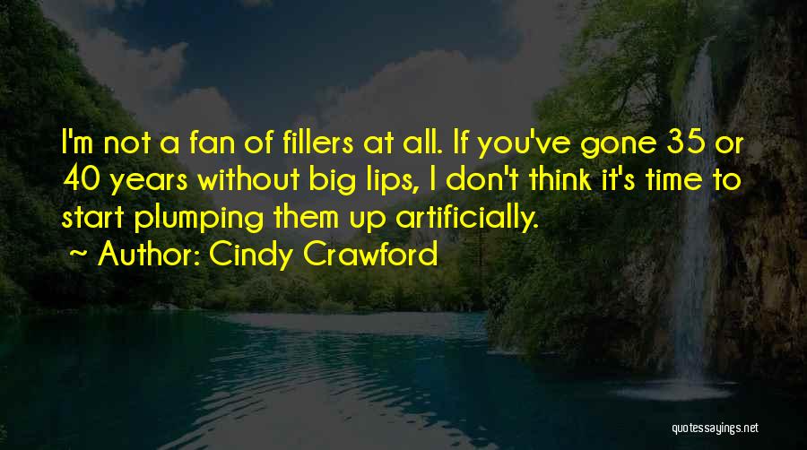 Fillers Quotes By Cindy Crawford