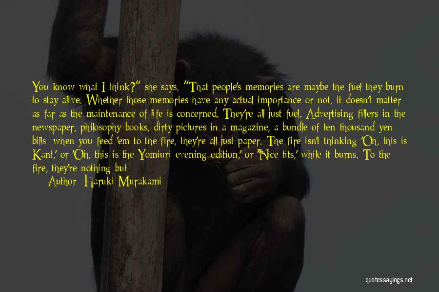 Fillers Quotes By Haruki Murakami
