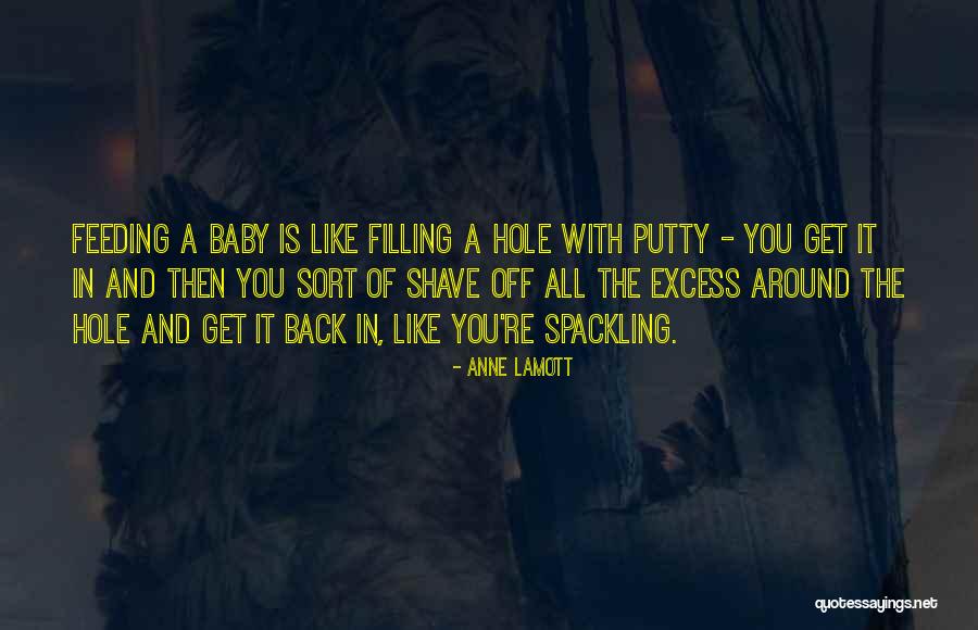 Filling A Hole Quotes By Anne Lamott Filling A Hole Quotes By Anne Lamott