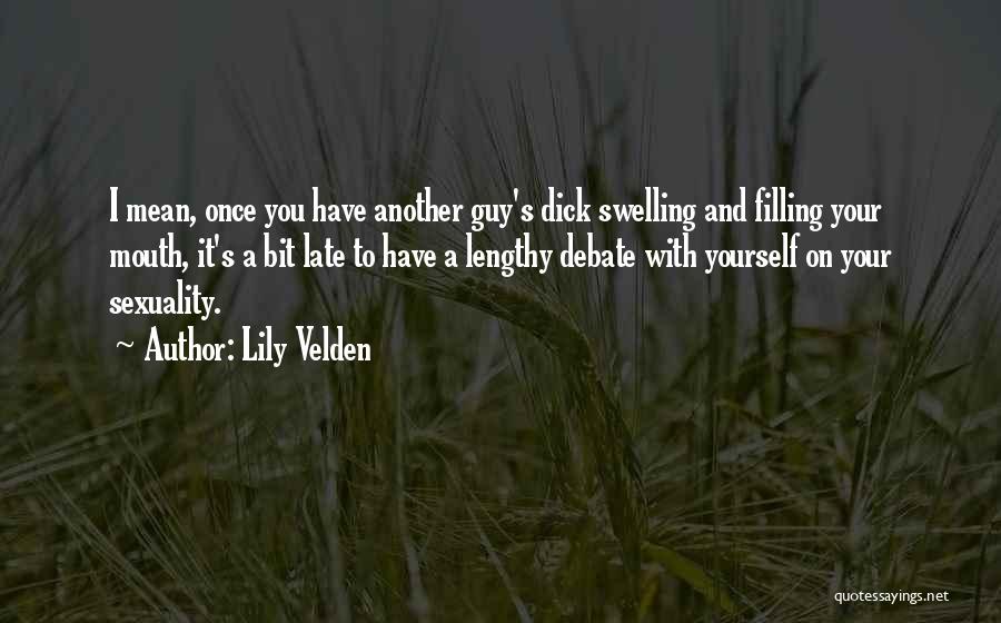 Filling Quotes By Lily Velden