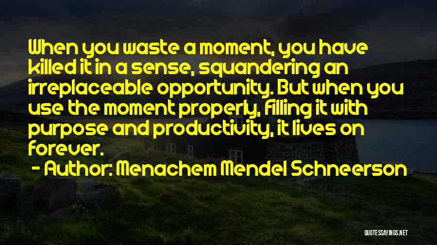 Filling Quotes By Menachem Mendel Schneerson