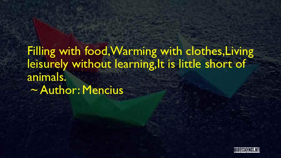 Filling Quotes By Mencius
