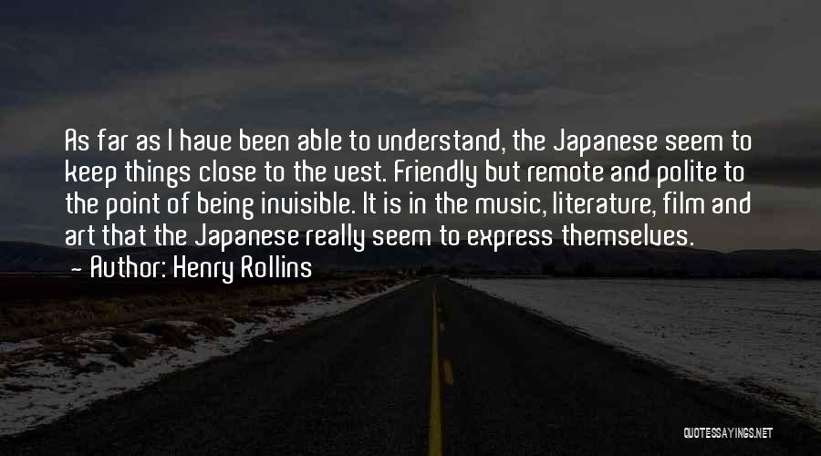 Film And Music Quotes By Henry Rollins