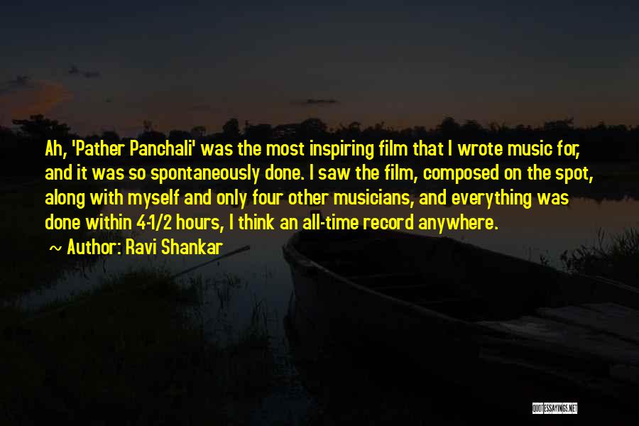 Film And Music Quotes By Ravi Shankar