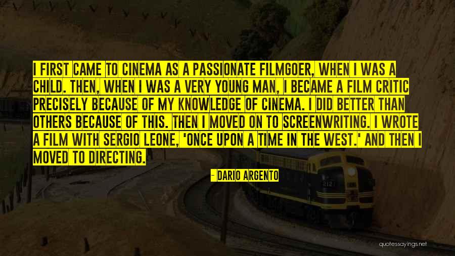 Film Directing Quotes By Dario Argento