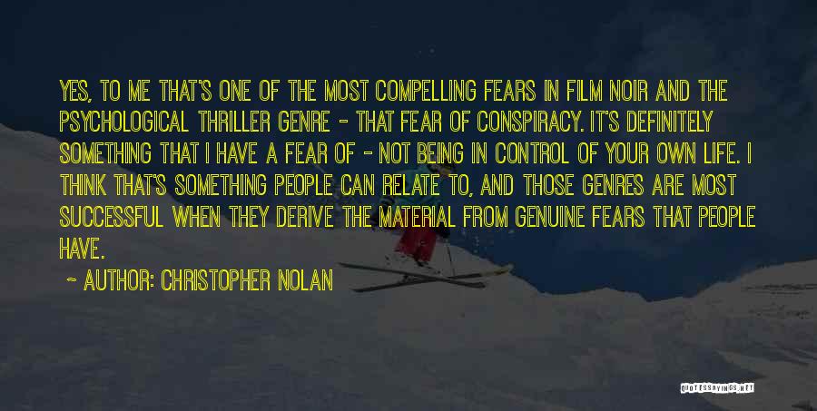 Film Noir Best Quotes By Christopher Nolan