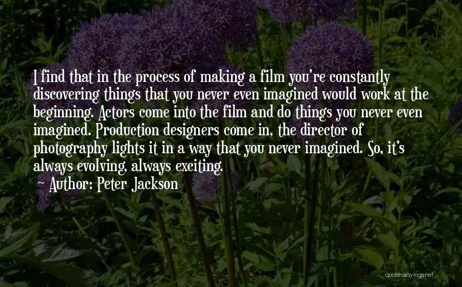 Film Photography Quotes By Peter Jackson