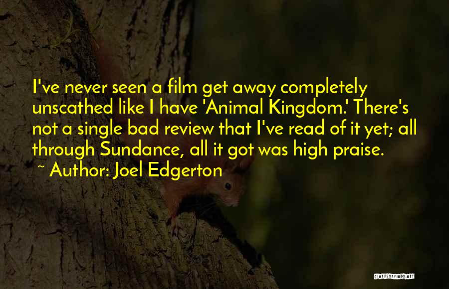 Film Review Quotes By Joel Edgerton