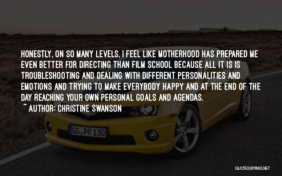 Film School Quotes By Christine Swanson