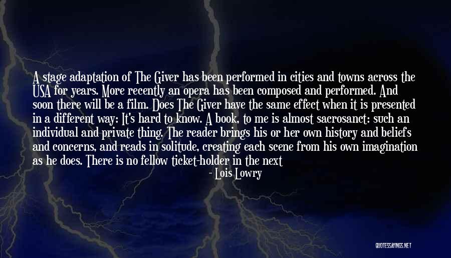 Film Score Quotes By Lois Lowry Film Score Quotes By Lois Lowry
