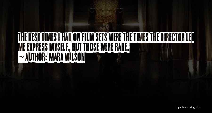 Film Sets Quotes By Mara Wilson