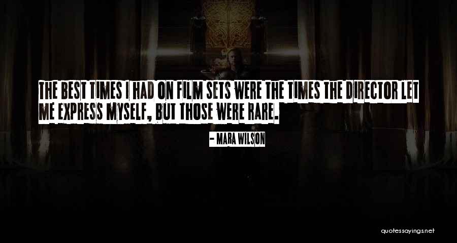 Film Sets Quotes By Mara Wilson