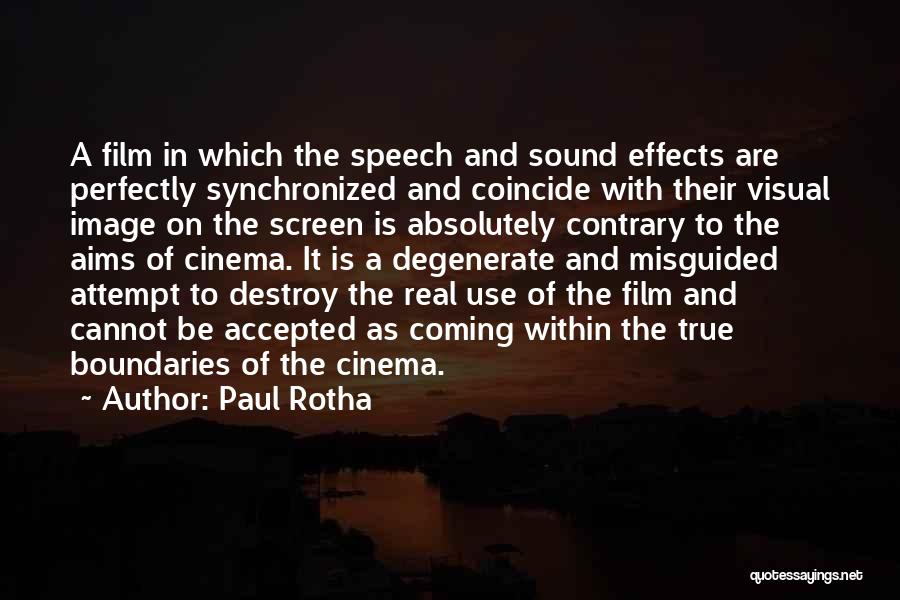 Film Sound Quotes By Paul Rotha