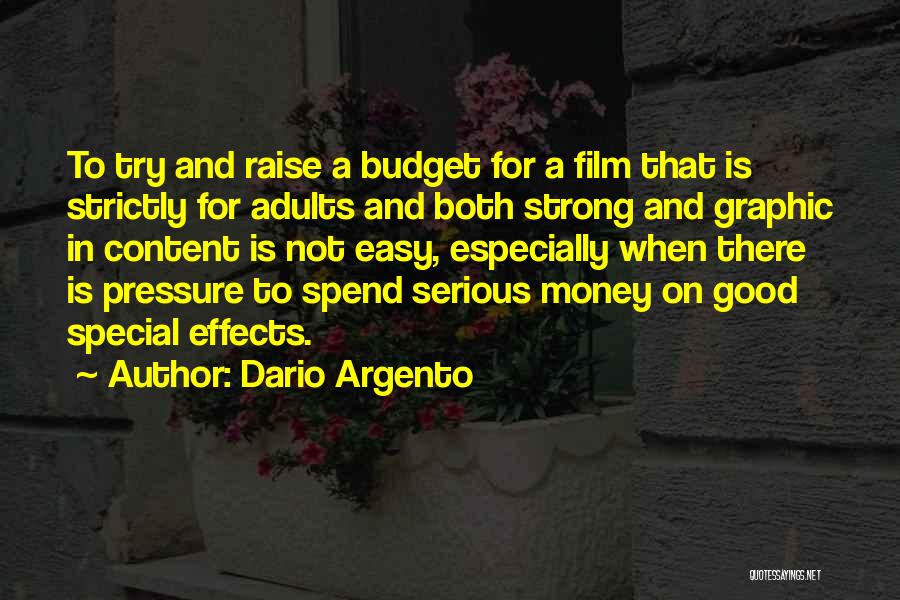 Film Special Effects Quotes By Dario Argento