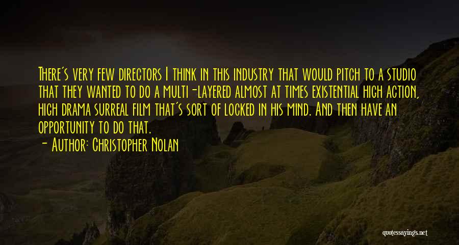 Film Studio Quotes By Christopher Nolan