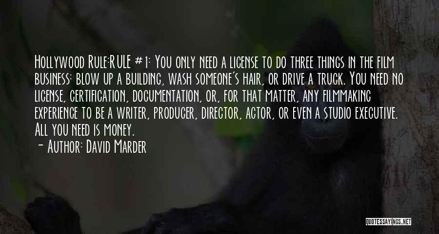 Film Studio Quotes By David Marder