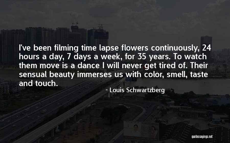 Filming Quotes By Louis Schwartzberg