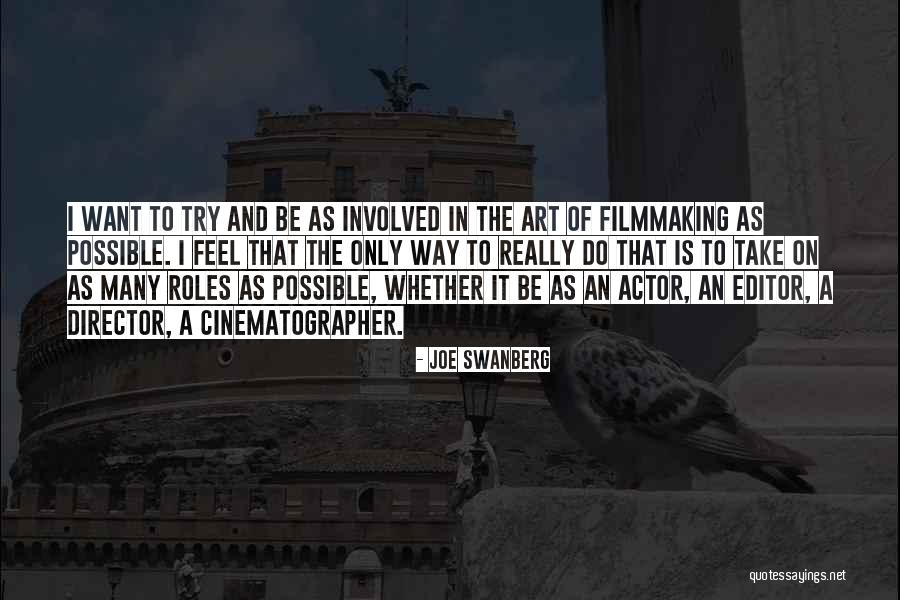 Filmmaking Quotes By Joe Swanberg