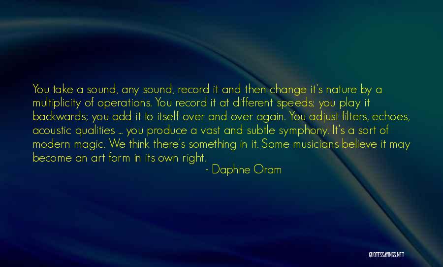 Filters Quotes By Daphne Oram