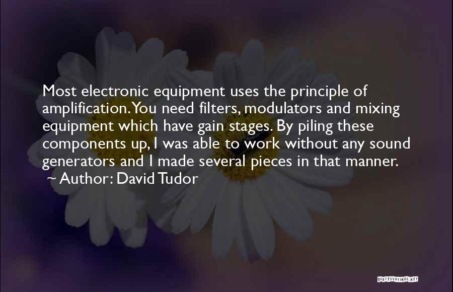 Filters Quotes By David Tudor