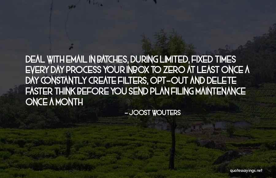 Filters Quotes By Joost Wouters