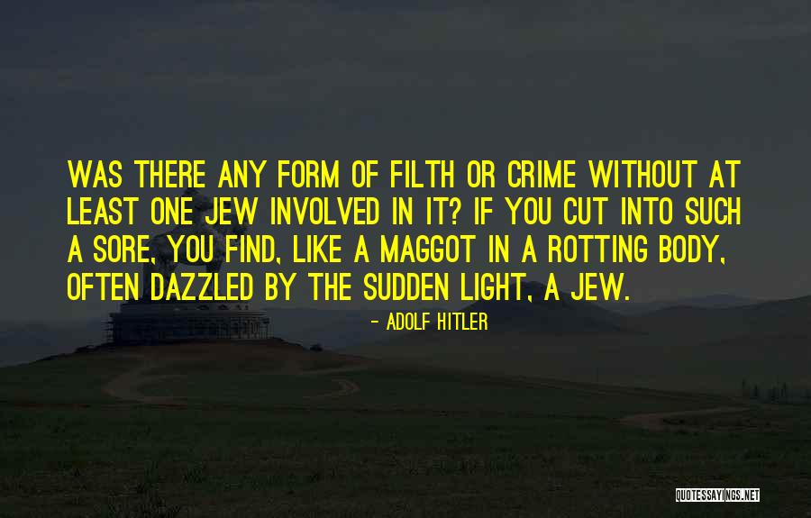 Filth Quotes By Adolf Hitler