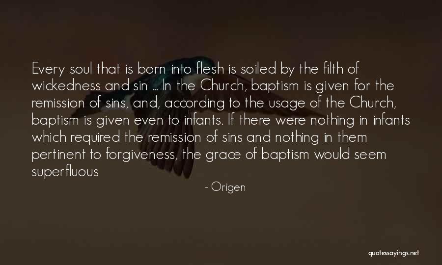 Filth Quotes By Origen