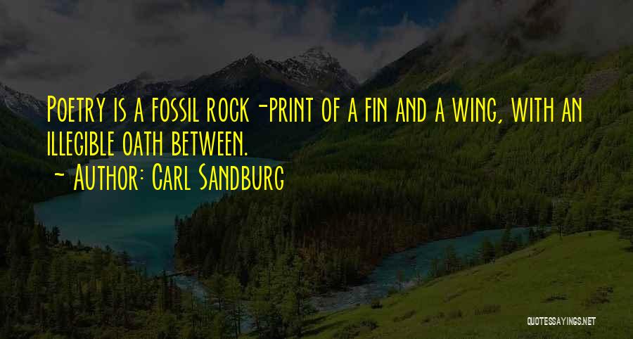 Fin Quotes By Carl Sandburg