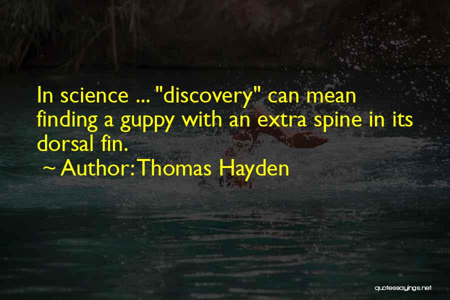 Fin Quotes By Thomas Hayden