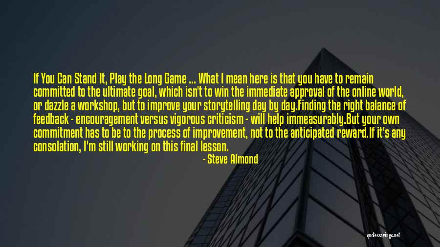 Final Game Quotes By Steve Almond