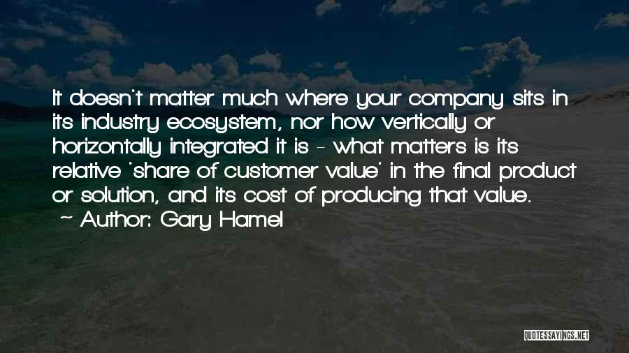 Final Solution Quotes By Gary Hamel