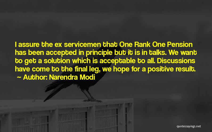 Final Solution Quotes By Narendra Modi