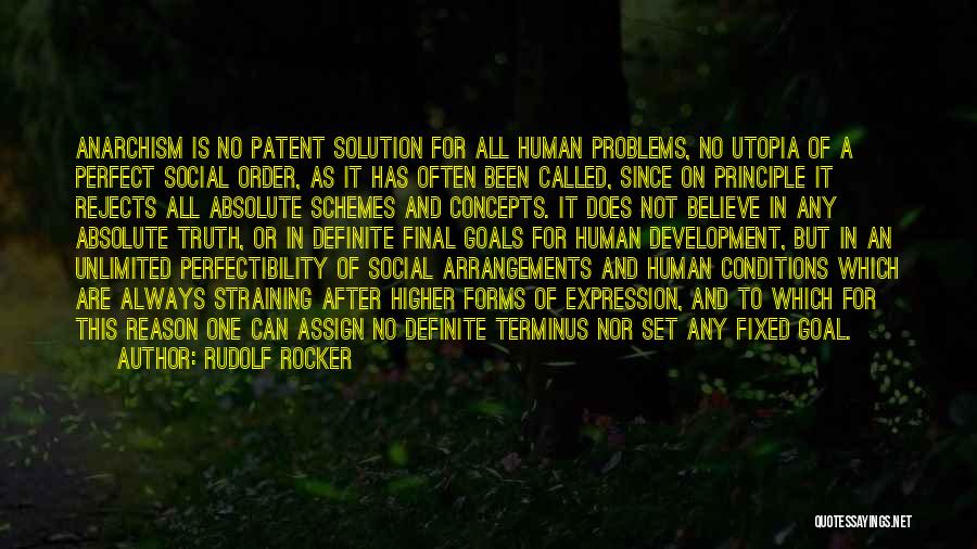 Final Solution Quotes By Rudolf Rocker