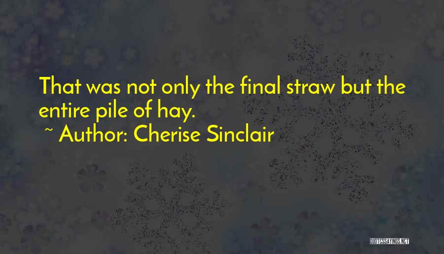 Final Straw Quotes By Cherise Sinclair