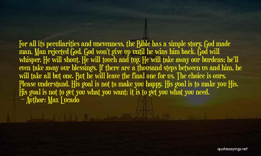 Final Touch Up Quotes By Max Lucado