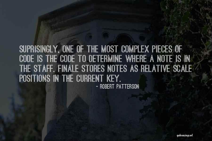 Finale Quotes By Robert Patterson