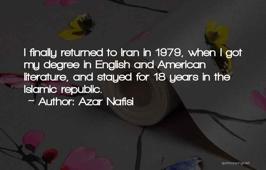 Finally 18 Quotes By Azar Nafisi