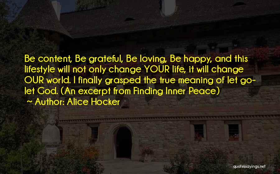 Finally Finding Someone Quotes By Alice Hocker