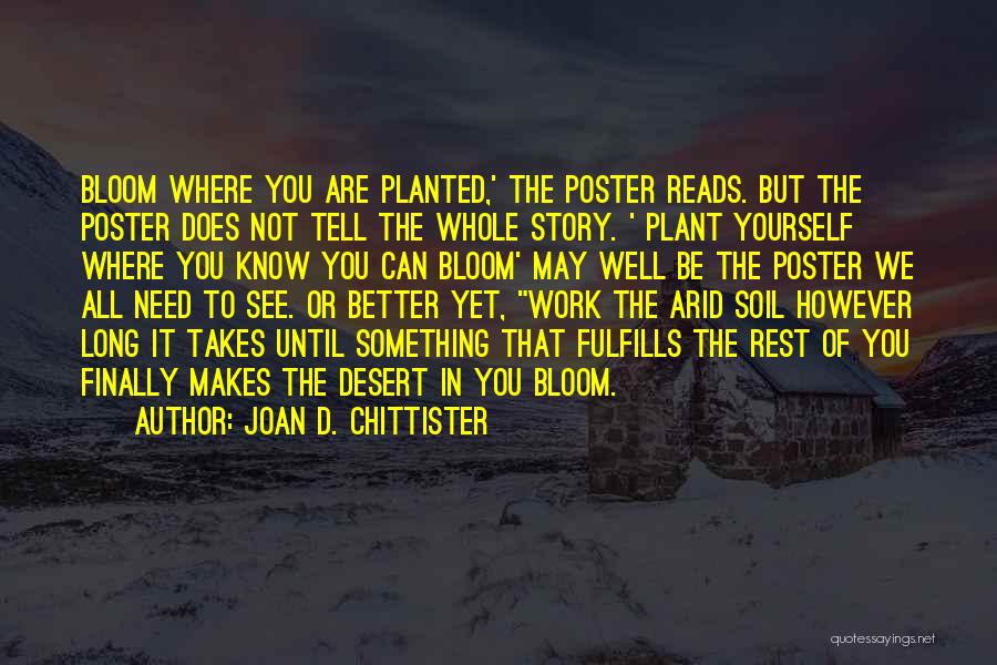 Finally Finding Yourself Quotes By Joan D. Chittister
