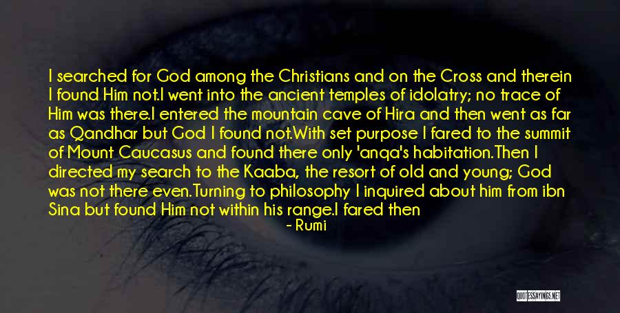 Finally Found Him Quotes By Rumi Finally Found Him Quotes By Rumi