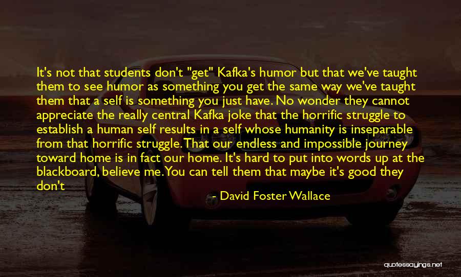 Finally Get To See You Quotes By David Foster Wallace