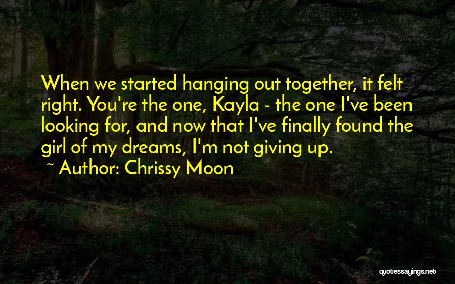Finally Giving Up Quotes By Chrissy Moon