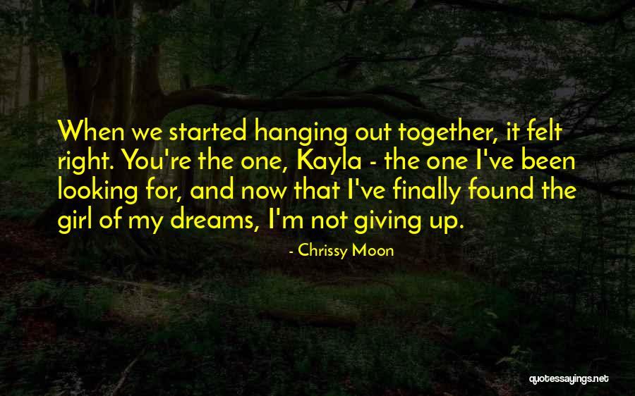 Finally Giving Up Quotes By Chrissy Moon