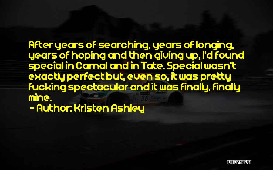 Finally Giving Up Quotes By Kristen Ashley