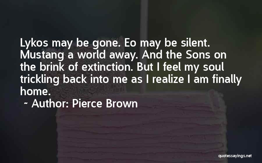 Finally Going Back Home Quotes By Pierce Brown