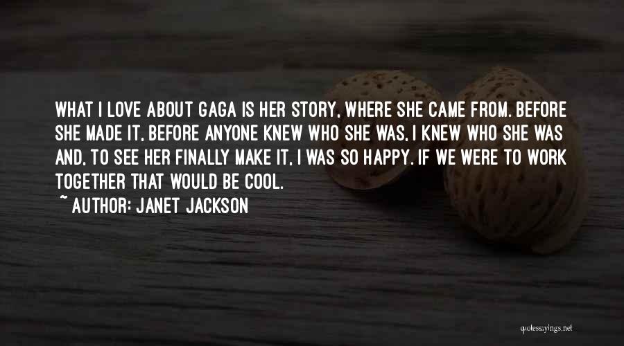 Finally Happy Love Quotes By Janet Jackson