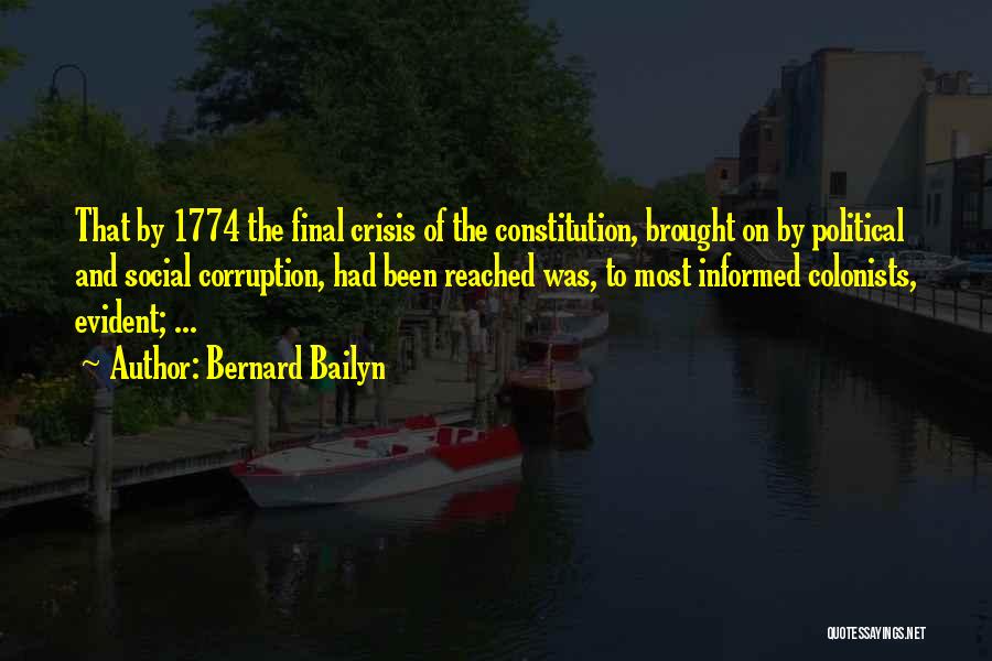 Finals Quotes By Bernard Bailyn