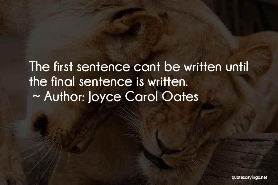 Finals Quotes By Joyce Carol Oates