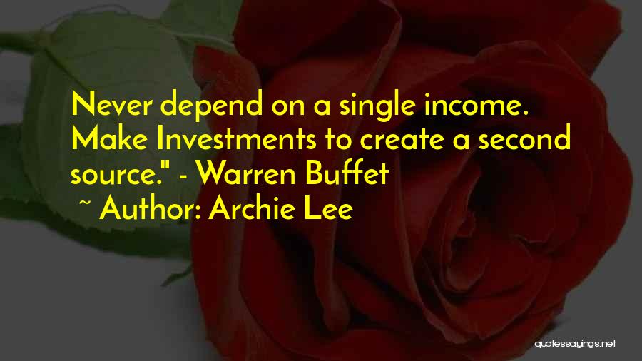 Finance Career Quotes By Archie Lee